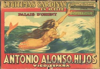 Legitimas sardinas en acete/ Palais d' orient/ Antonio Alonso & Hijos/ Vigo, España