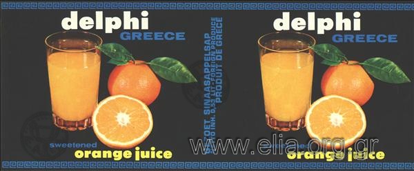 Delphi Greece/ orange juice