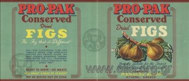 Pro-pak conserved dried figs/ Packed by Menelas Baldji