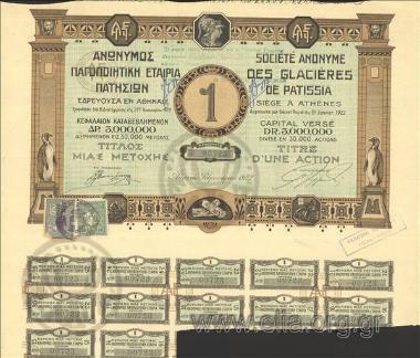 Patisia Ice Factory S.A., 1 stock