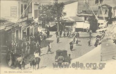 Street scene. - Candia, Crete.