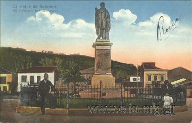 La statue de Solomos.