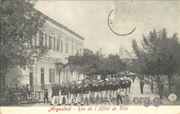 Argostoli. Rue de l' Hôtel de Ville.