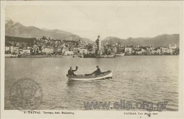Πάτραι. Άποψις από θαλάσσης.