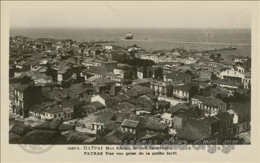 Πάτραι. Μία άποψις εκ του δασυλλίου.