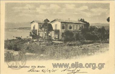 Isthmia (Corinthe) Villa Mindler.
