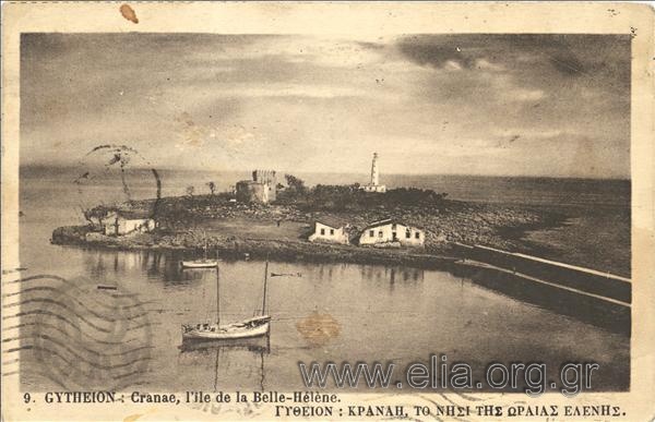 Gytheion: Cranae, l' île de la Belle-Hélène.