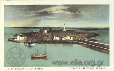 Gytheion: L' îlot Kranae.
