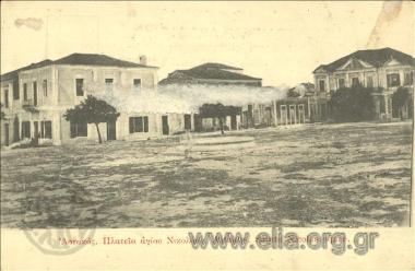 Αστακός. Πλατεία Αγίου Νικολάου.