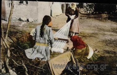 Salonique - Tisseuses Macedoniennes.