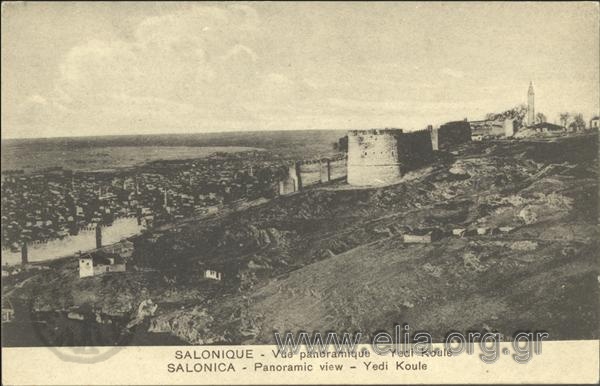 Salonique - Vue panoramique - Yedi Koulé.