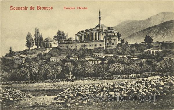 Souvenir de Brousse. Mosquée Yilderim.