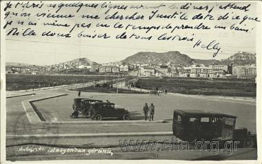 Ankara. Istasyondan gorunu.