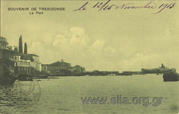 Souvenir de Trébizonde. Le Port.