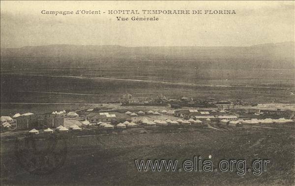 Campagne d' Orient - Hôpital temporaire de Florina. Vue générale.