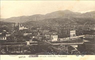 Albanie 1916-1918. - Koritza. - Vue générale.