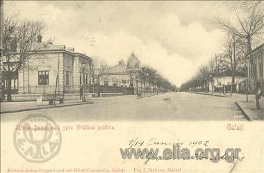Strada Domneasca spre Gradina publica. Galati