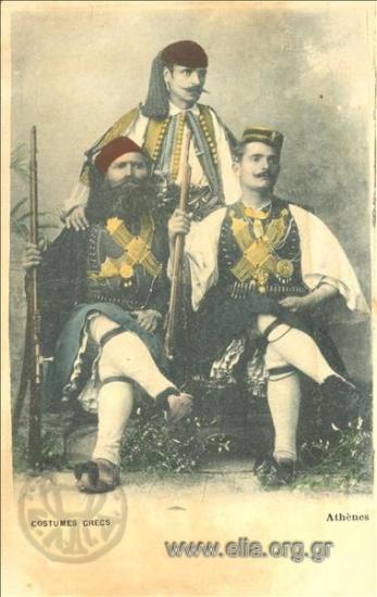 Athènes. Costumes grecs.