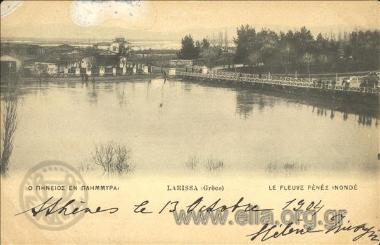 Ο Πηνειός εν πλημμύρα.