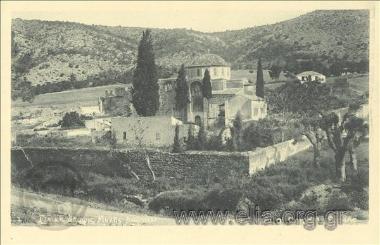 Γενική άποψις Μονής Δαφνίου.