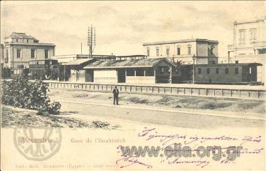 Alexandrie. Gare de l'  Ibrahimieh.