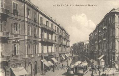 Alexandria. - Boulevard Ramleh.