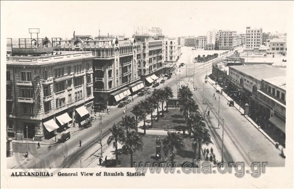 Alexandria. - General View of Ramleh Station.