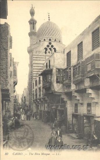 Cairo. - The Bleu Mosque.