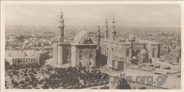 Cairo. General view of the Sultan Hassan Mosque.