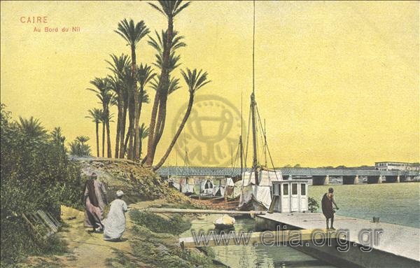 Caire. Au Bord du Nil.