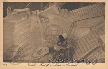 Memphis - Head of the  Statue of Rameses II.