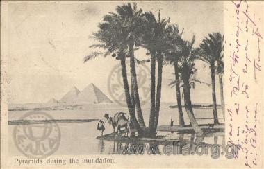 Pyramids during inundation.