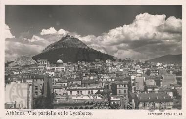 Athènes. Vue partielle et le Lycabette.