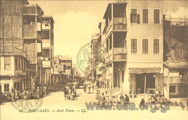 Port-Said. - Arab Town.