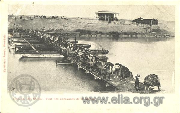 Canal de Suez - Pont des Caravanes de la Mecque.