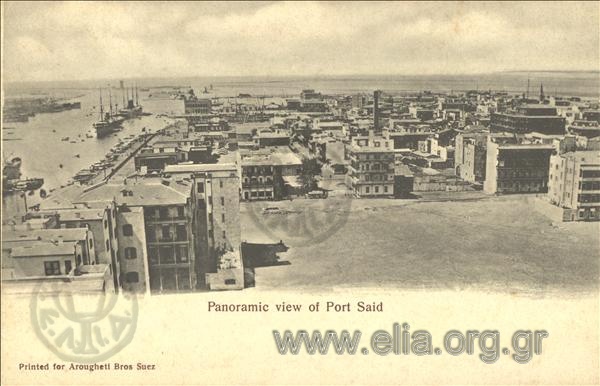 Panoramic view of Port-Said.