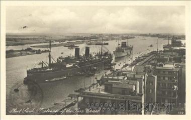 Port Said: Entrance of the Suez Canal.