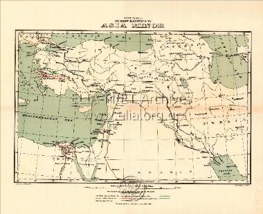 SKETCH MAP TO SHEW RAILWAYS IN ASIA MINOR