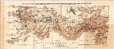 SKETCH MAP OF PART OF ASIA MINOR TO ILLUSTRATE PROFESSOR WYNDHAM DUNSTAN΄ S (1908) REPORT ON AGRICULTURE