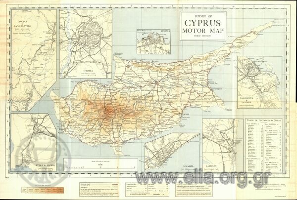 SURVEY OF CYPRUS : MOTOR MAP