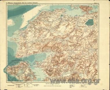 TOPOGRAPHISCHE KARTE DES WESTLICHEN KLEINASIEN. BLATT 1