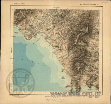 KARTEN VON ATTIKA. ATHEN-PEIRAIEUS no 3