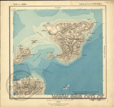 KARTEN VON ATTIKA. INSEL AEGINA