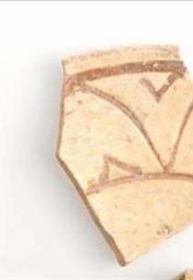 Όστρακο πήλινου, εφυαλωμένου ανοικτού αγγείου