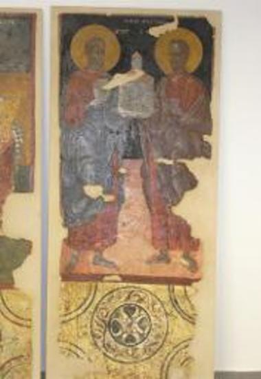 Τοιχογραφία Αποστόλων Πέτρου και Παύλου