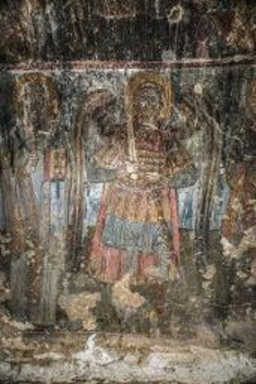 Τοιχογραφία με απεικόνιση του Αρχαγγέλου Μιχαήλ