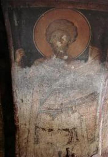 Τοιχογραφία με απεικόνιση του Αγίου Θεοδώρου του Στρατηλάτη