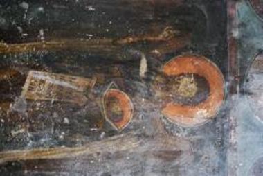 Τοιχογραφία με απεικόνιση του Αγίου Ιωάννη του Προδρόμου