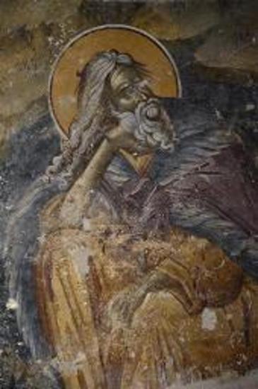 Τοιχογραφία με απεικόνιση του Προφήτη Ηλιά