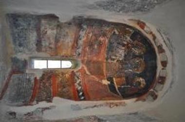 Τοιχογραφία με απεικόνιση της Άκρας Ταπείνωσης